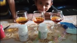 review glutacid palsu vs asli dan Frozen collagen