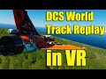 DCS World Track Replay is so good for VR! Mirage 2000 vs F-18 Hornet Dogfight