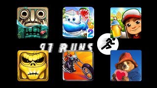 Temple Run 2 Vs Run Fish Run 2 Vs Subway Surfers Vs Zombie Run Vs Racing Moto Vs Paddington Run screenshot 2