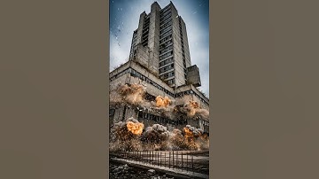How to delete a building in 18 seconds. ⏱️ #shorts #demolition #asmr #satisfying #8k