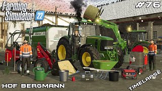 Nettoyage et alimentation de TOUS LES ANIMAUX de la ferme | Ferme Bergmann | Farming Simulator 22... screenshot 5