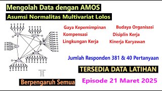 CB SEM Data Processing with AMOS, March 21, 2025