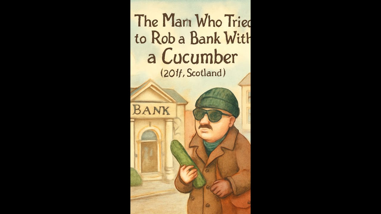 The Man Who Tried to Rob a Bank With a Cucumber (2017, Scotland) #Funny ...