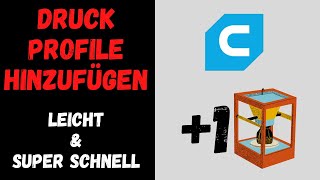 Cura Druck-Profile importieren: Profile aus anderen Quellen hinzufügen
