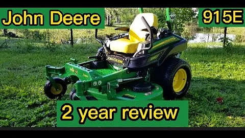 John Deere 915E Review. John Deere 2019 Commercial Zero Turn Two Year 915E Review.