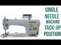 Single Needle Machine Tack-Up Liver Position|Tack-up Liver Position|S-7200C|Brother Machine|