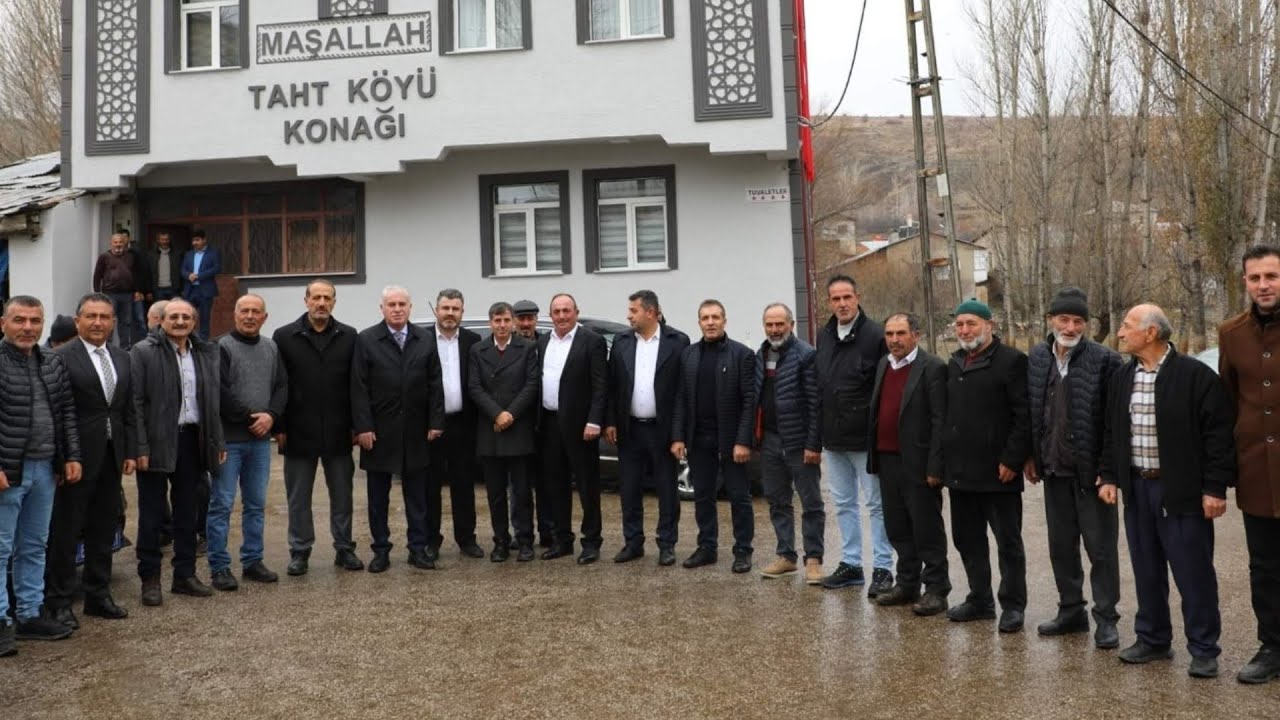 Taht Köyü Konak ve Çeşme Açılışı