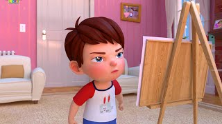Andy’s Windy Day Gone Wrong! 🌬️ | Gini Family Animated Short