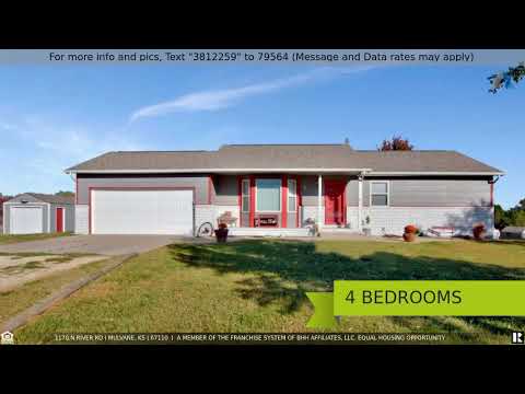 1170 N RIVER RD, Mulvane, KS home video tour