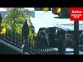 Syrian President Ahmed Al Sharaa Arrives At The White House