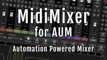 AUM MidiMixer by 4Pockets for iPad
