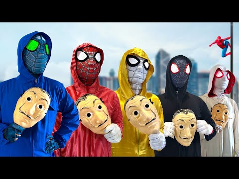 TEAM SPIDER-MAN vs BAD GUY TEAM In Real Life | LIVE ACTION STORY 9 ( All Action )