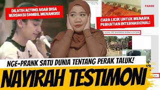 NGE-PRANK SATU DUNIA UTK KESAKSIAN PERANG TALUK - NAYIRAH TESTIMONI