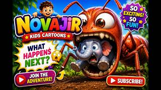 🐜Tiny Ant Saves Giant Elephant! 🐘 | Heartwarming Moral Story | Learn Kindness | NOVAJIR