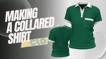 Creating Collar Button-Up Shirt tutorial in Clo3D