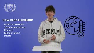#2 How to be a delegate? (MUN)