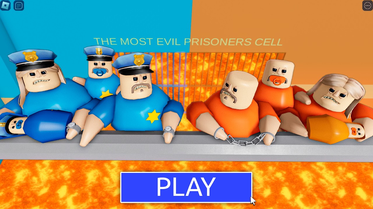 POLICE vs PRISONERS NEEDS HELP! LAVA in BARRY'S PRISON RUN! New Scary Obby (#Roblox)