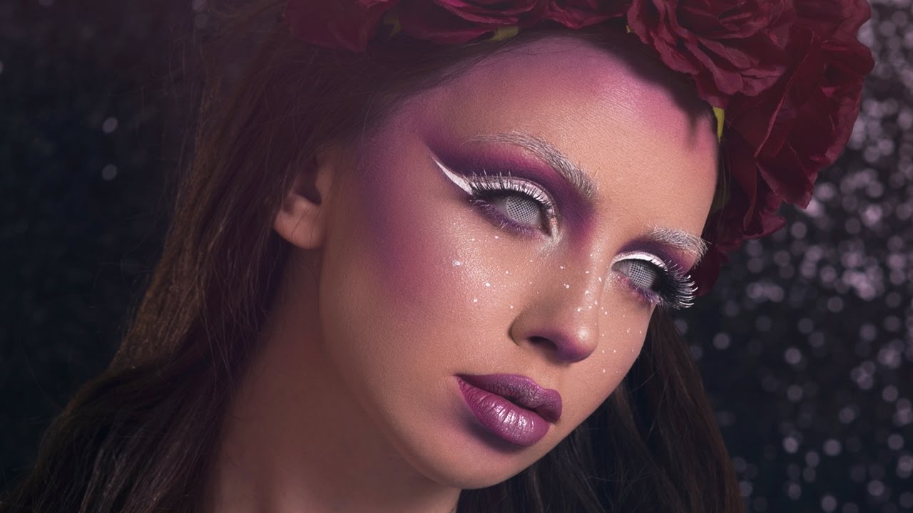 HALLOWEEN Makeup Tutorial Mysterious Creature Scary Fairy YouTube