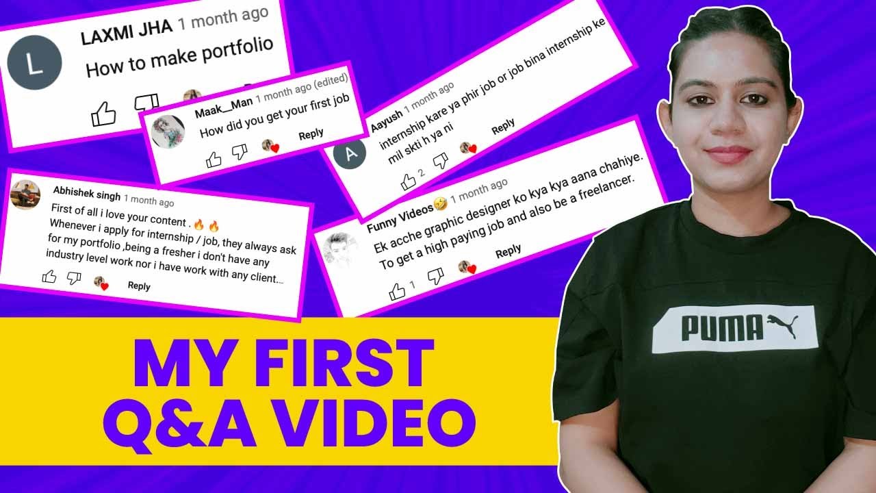 Graphic Design Q&A || How To Start Freelancing || How To Make Portfolio ...