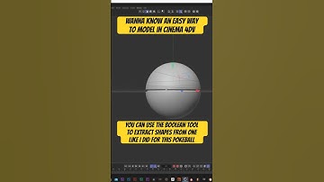 CINEMA 4D TIP: MODEL WITH THE BOOLEAN TOOL