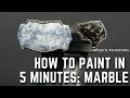 How To Paint In 5 Minutes Marble