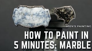 How to paint in 5 minutes: Marble