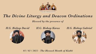 The Divine Liturgy with H.G. Bishop David, H.G. Bishop Karas, and H.G. Bishop Gabriel - 01/02/2023