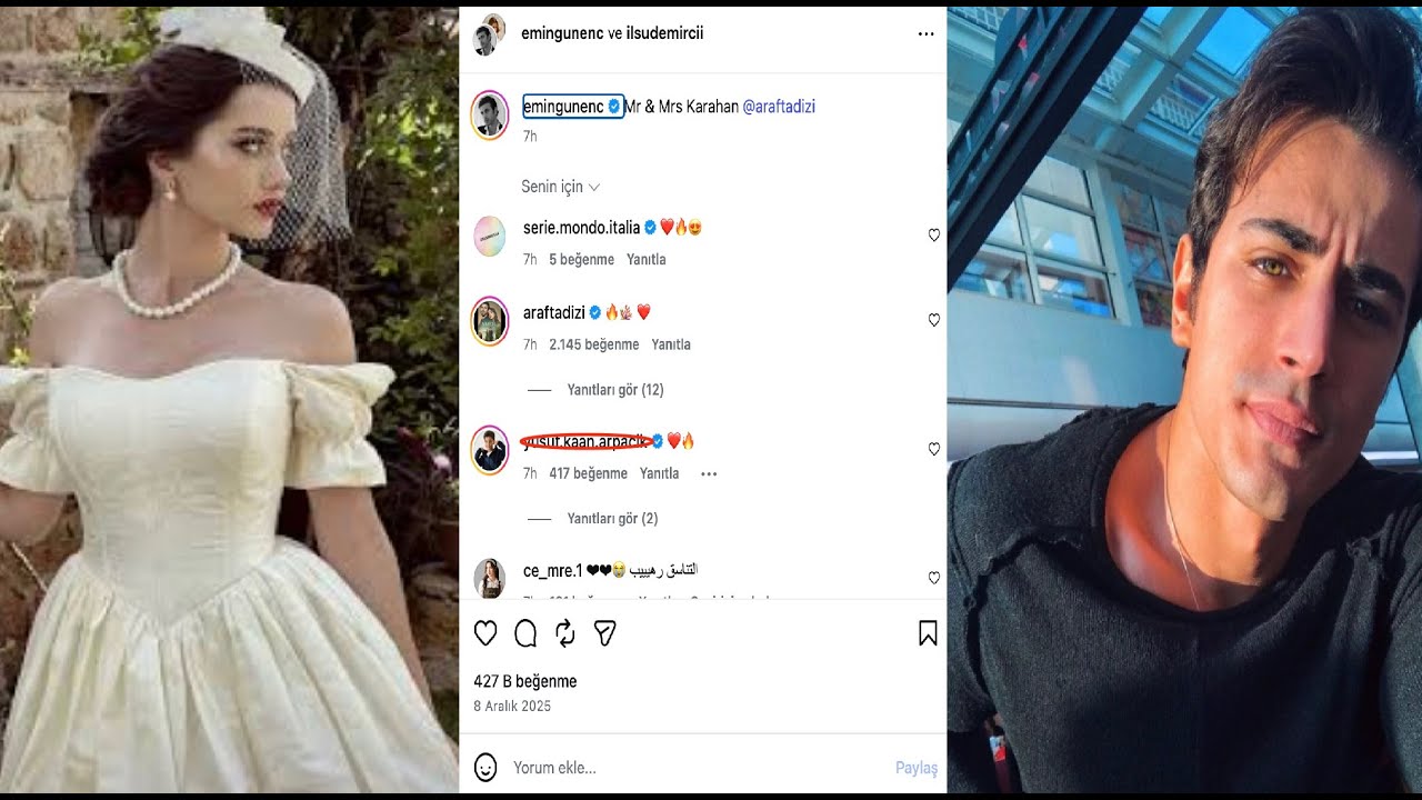 Эмин Гюненч сделал шокирующий комментарий к фото свадебного платья Ильсу