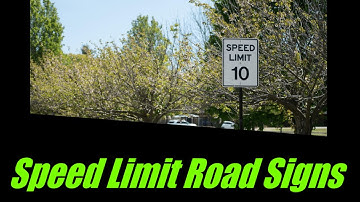 Speed Limit Road Sign | Educational Videos for Kids | Learn Road Safety🛣️