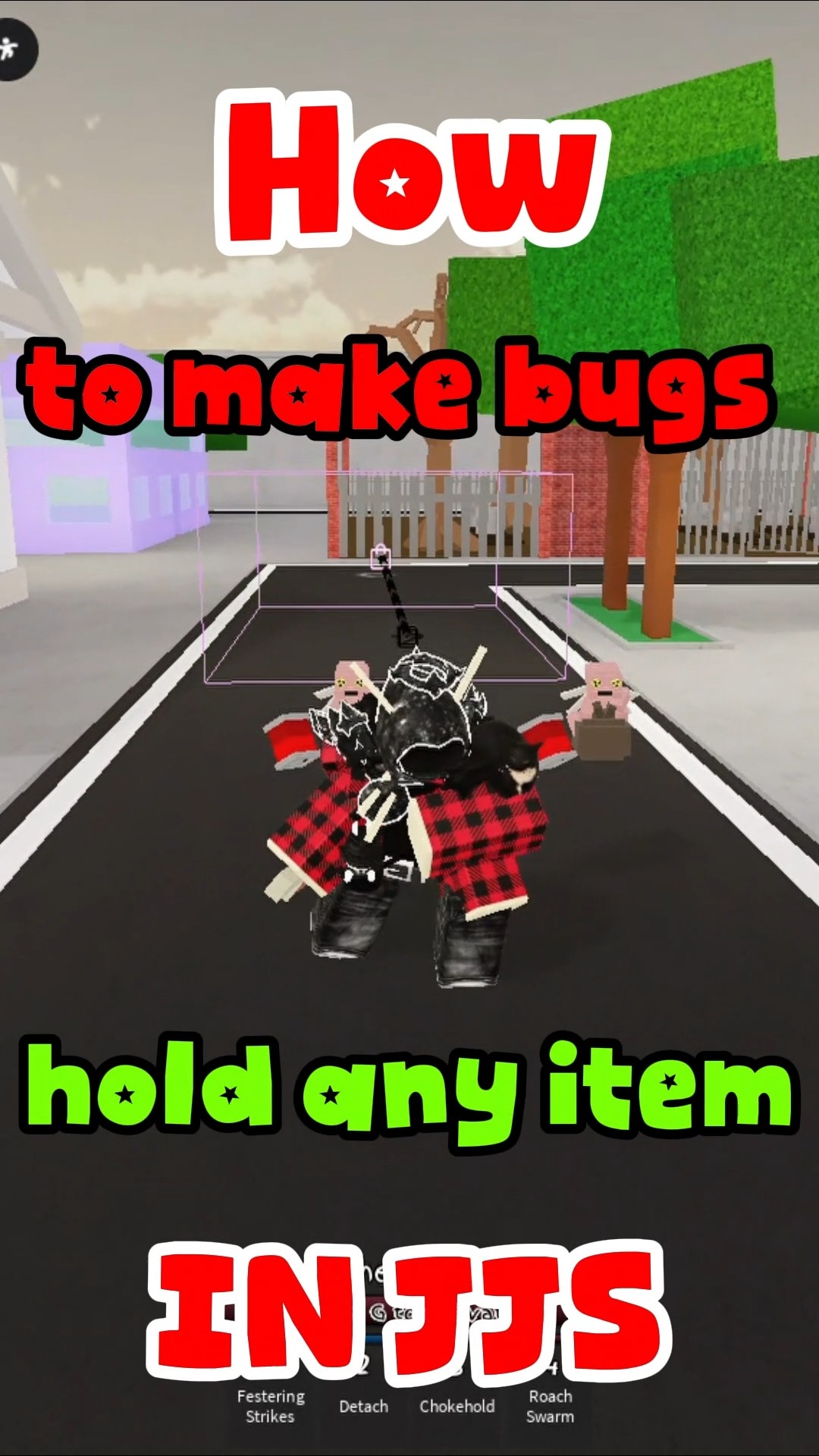 HOW TO MAKE BUGS HOLD ANY ITEM IN JJS #jjs #roblox - YouTube