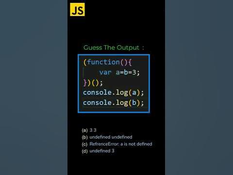 Javascript Interview Questions: Guess The Output #javascript #interview ...