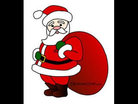 Easy Kids Drawing Lessons How To Draw Santa Claus Christmas Special