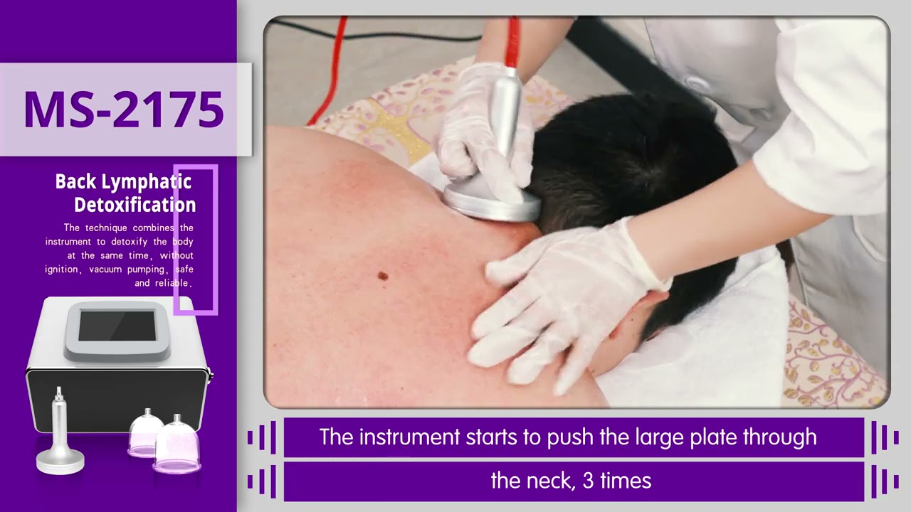 【How to Do Lymphatic Drainage Massage II】High HD Touch Screen Vacuum therapy machine