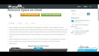 Secured Resource Space On Ubuntu 14.04 Lts - Deploy On Azure , Aws And Google Cloud Platform.