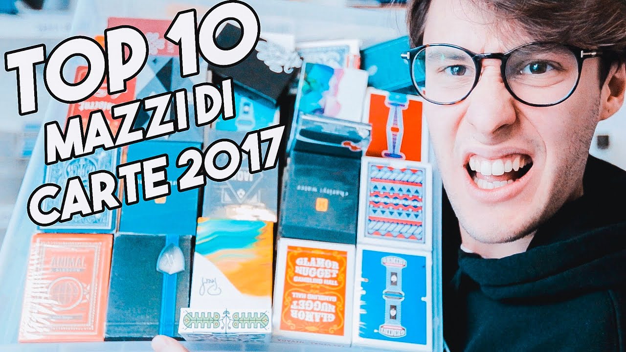 TOP 10 MAZZI DI CARTE 2017 - Classifica dei migliori mazzi di carte -  YouTube