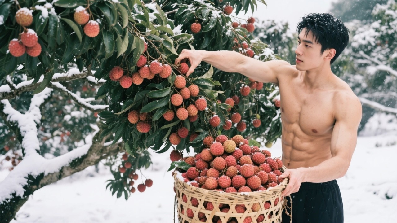 Blending Lychee With Xiaogan Fermented Rice: Traditional Method For Iced Brewed Milk Tea!