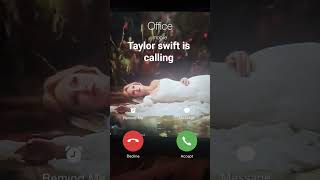 Taylor Swift Is Calling app smartphone ringtone animation tech art