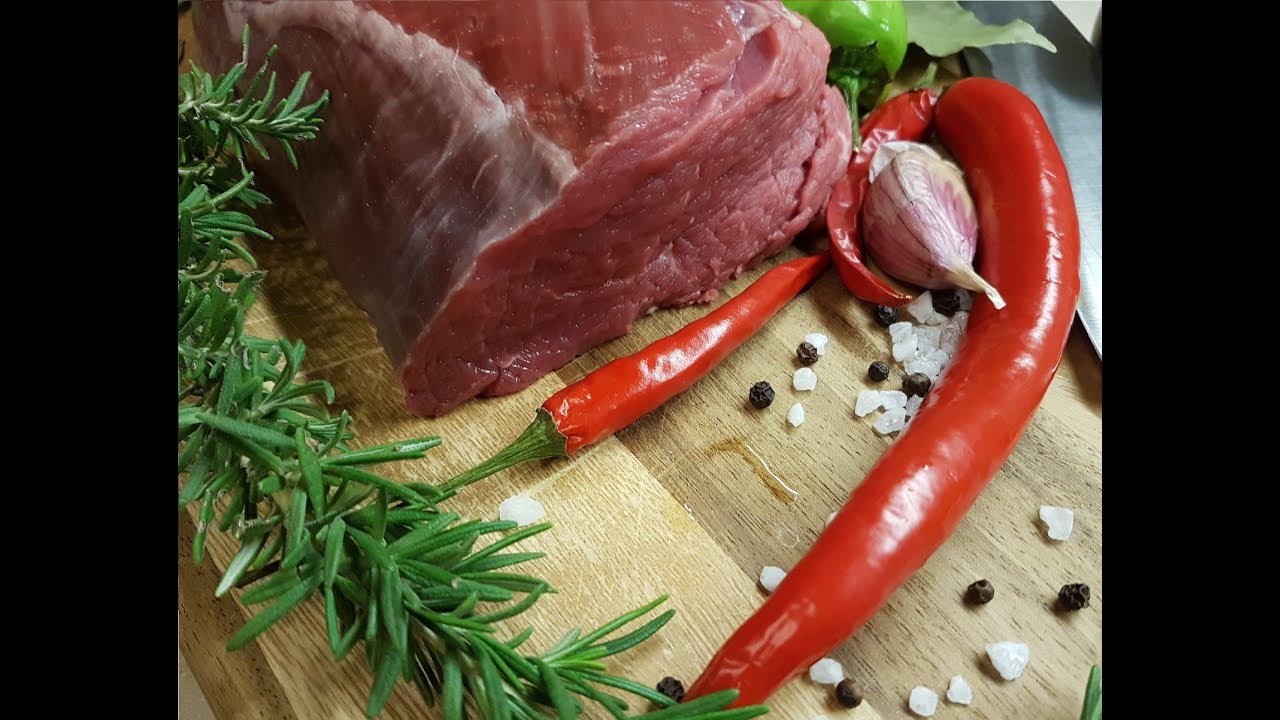 Медальоны из говяжьей вырезки по-французски - YouTube