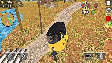 Tuk Tuk Auto Rickshaw Offroad Driving Game - Android Gameplay #2