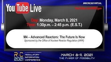#RIC2021VIRTUAL -  M4– Advanced Reactors: The Future Is Now!