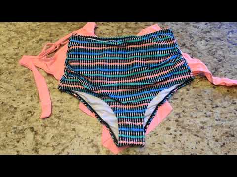 unboxing:-jolefille-two-piece-swimsuit,-high-waisted-tankini