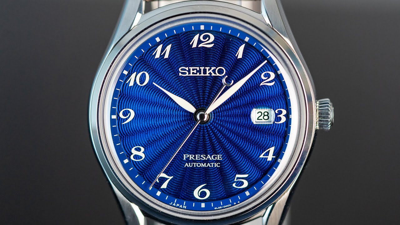 First look at the Seiko Presage SJE079, will the Shippo enamel make a  difference? - YouTube