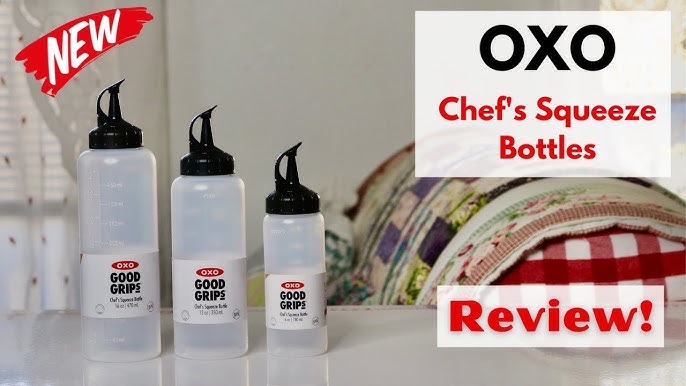  OXO Good Grips Chef's Squeeze Bottle - Small, 6 oz,Plastic :  Home & Kitchen