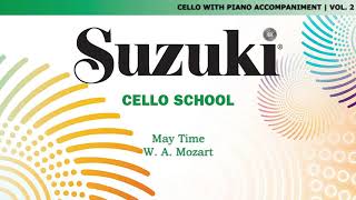 Famous Suzuki Cello 2 - May Time - W. A. Mozart [Score Video] Wealth
