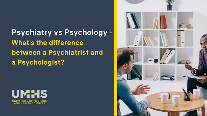 What the difference between psychiatrist and psychologist