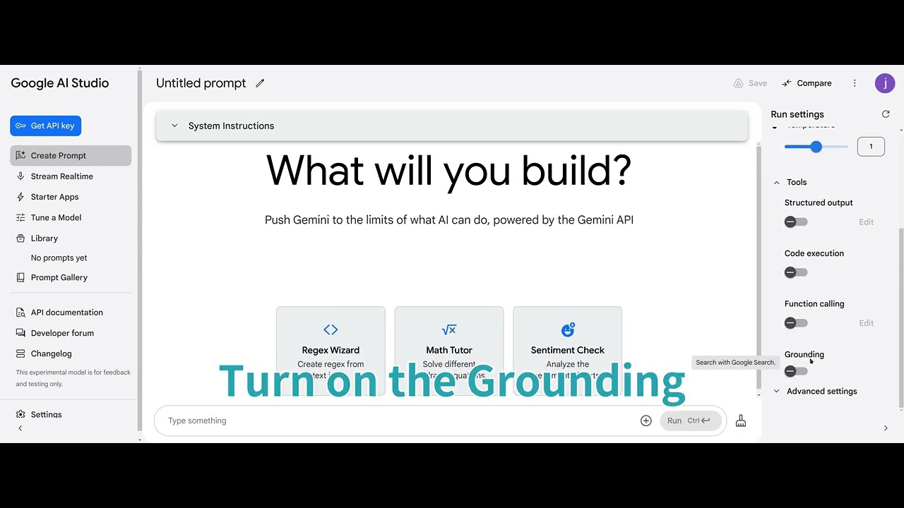 Gemini 2 how to Google In AI Studio - YouTube