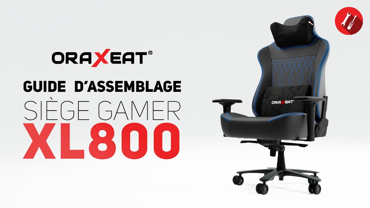 Fauteuil / Siege Gamer ORAXEAT TK800F Noir / Gris - chaise de