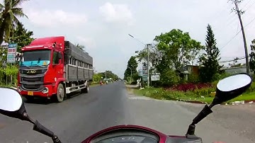 Quốc lộ 61B, QL61.  Đoạn đi từ Tx Long Mỹ đến ngã 3 Cái Tắc giáp với QL 1A. Hậu Giang. Trưa 12.2022.