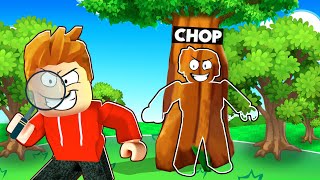 ROBLOX CHOP AND FROSTY HIDE AND SEEK WITH TREE CHALLENGE