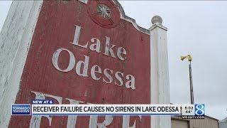 Tornado warning siren fails in Lake Odessa
